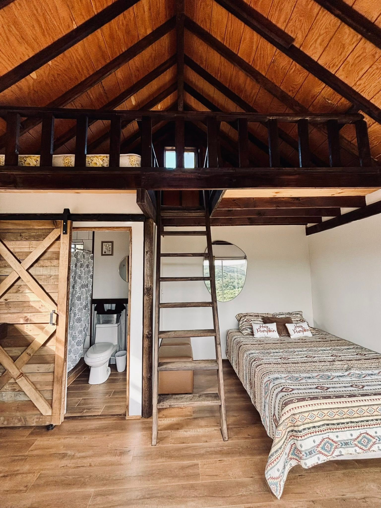Interior de la Cabaña La Berry