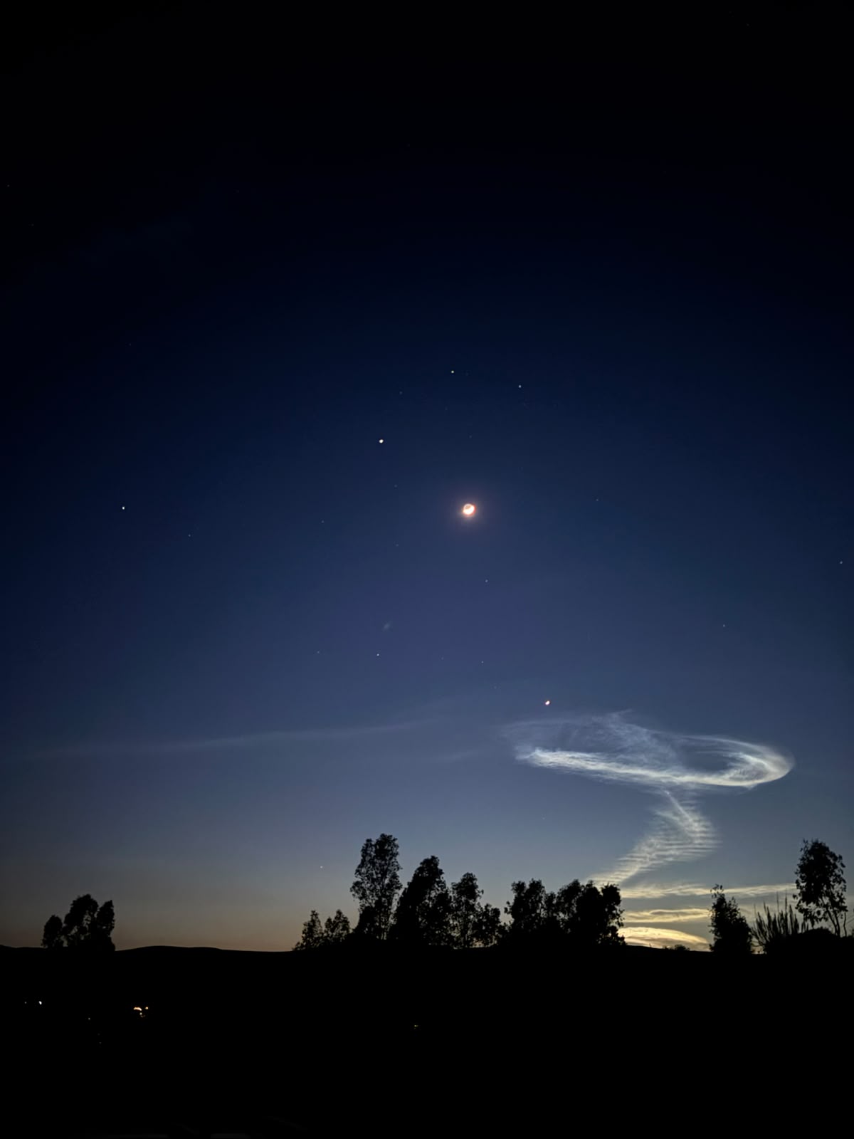 Cielo estrellado sobre el rancho El Varañero